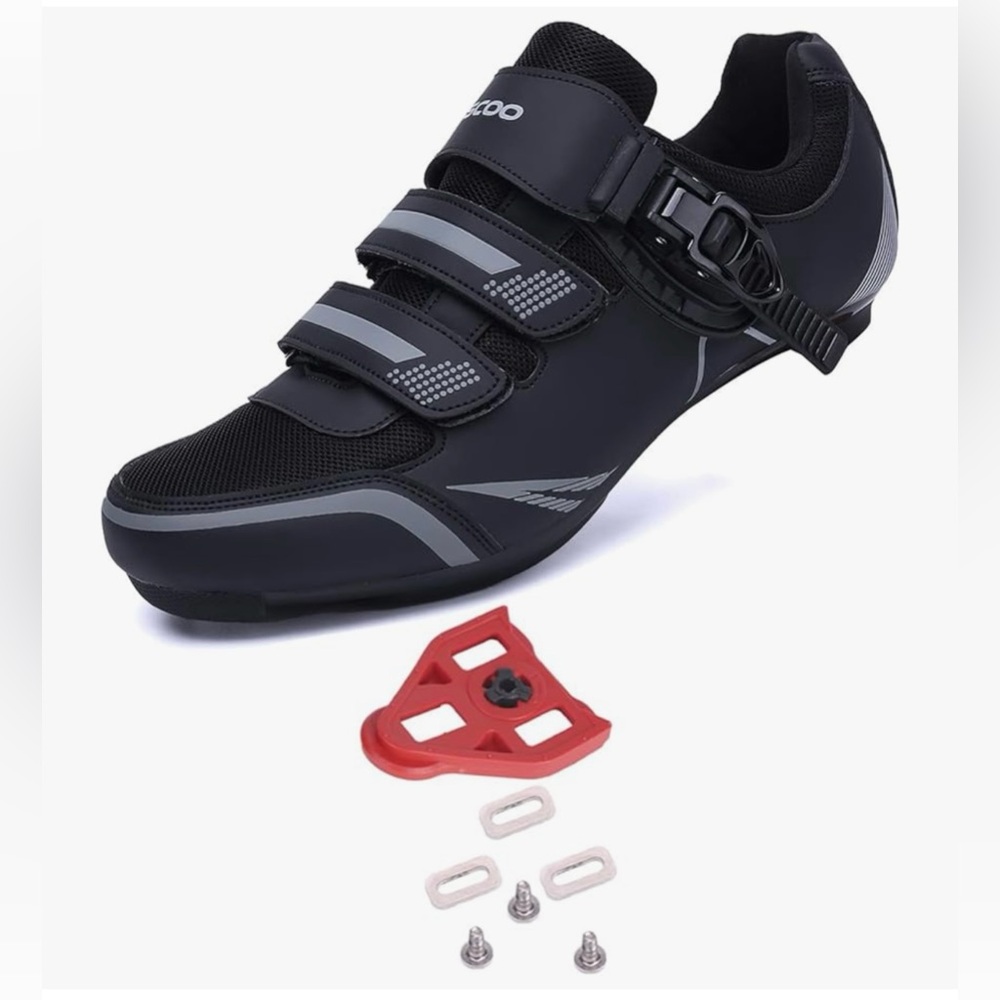 New KESCOO Mens Womens Cycling Shoes Compatible with Peloton Bike Shoe 41